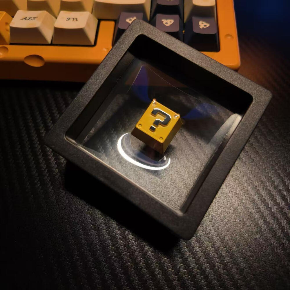Gaming Accessories For Room - Keycap Logam Retro 8-Bit Pixel Question