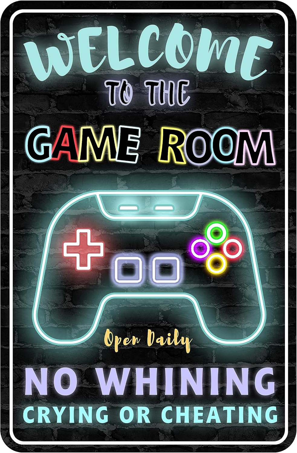 Papan Nama Logam untuk Ruang B - Gaming Accessories For Room ulasan dan harga