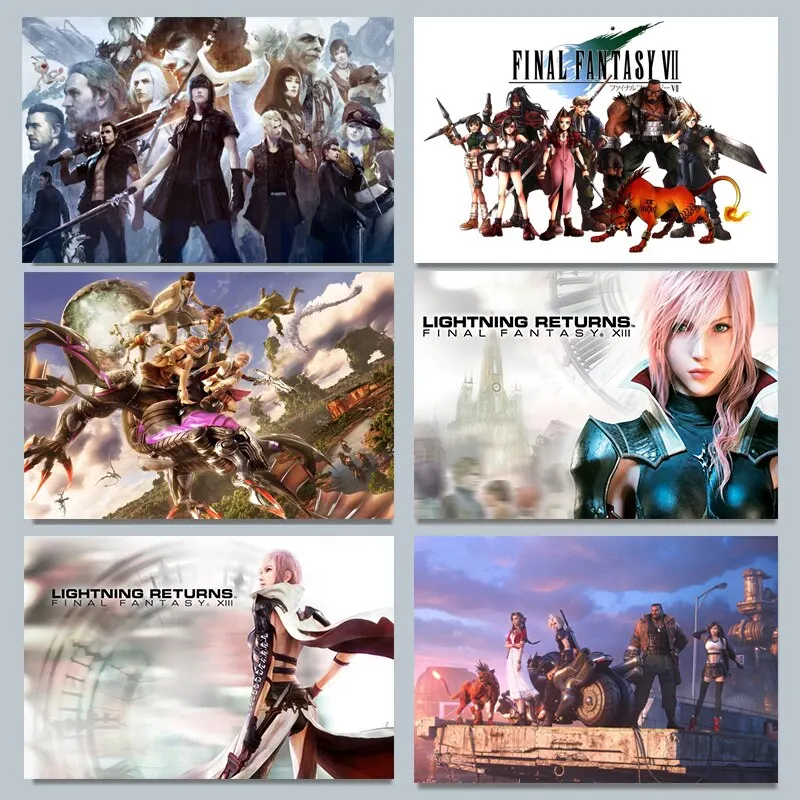 Poster Kanvas Final Fantasy VI - Gaming Accessories For Room ulasan dan harga