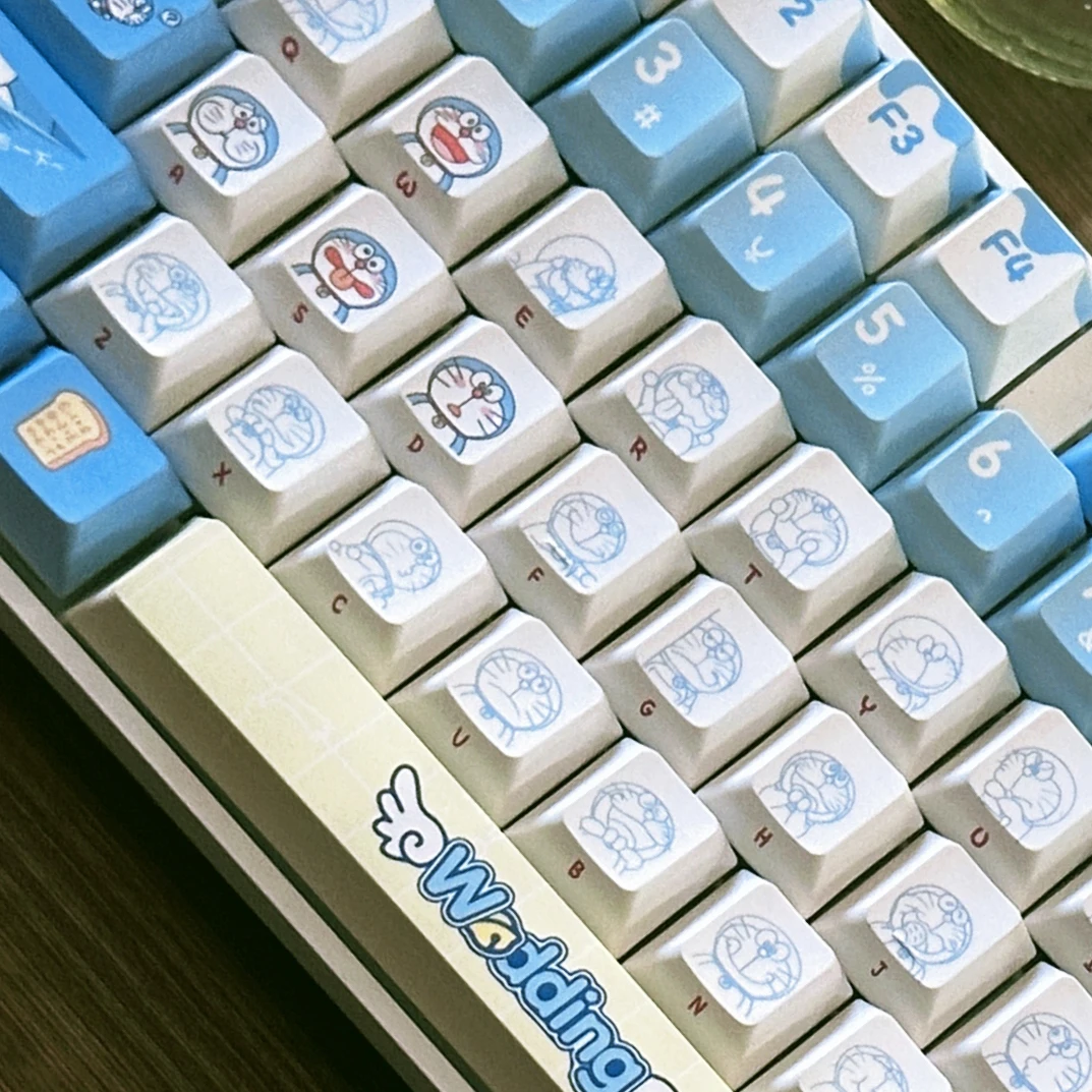 Keycap Doraemon Asli, 120 Tomb - Gaming Accessories Aesthetic ulasan dan harga